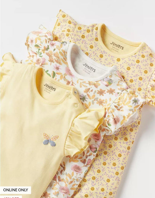 Juniors Printed Butterfly Romper