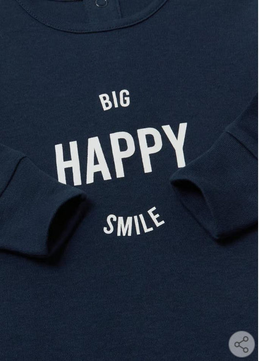 Matalan " Big Happy Smile " Sleepsuit