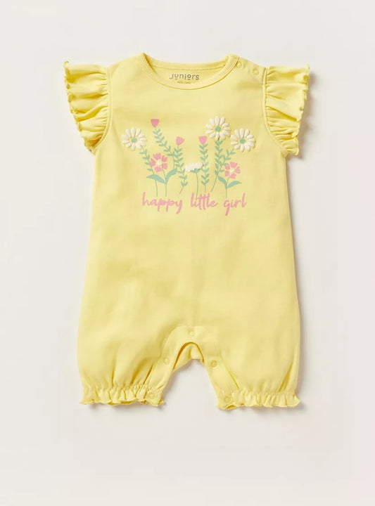 Juniors " Happy Little Girl " Romper