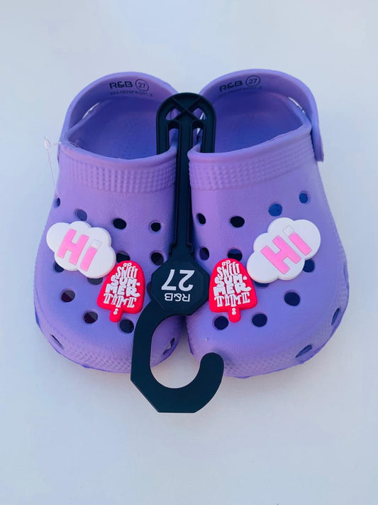 R&B "Hi" Crocs
