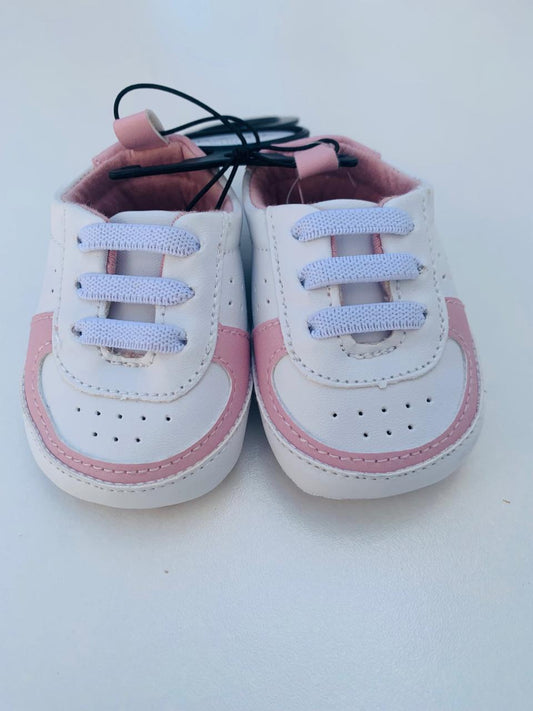 Matalan Pink & White Trainers