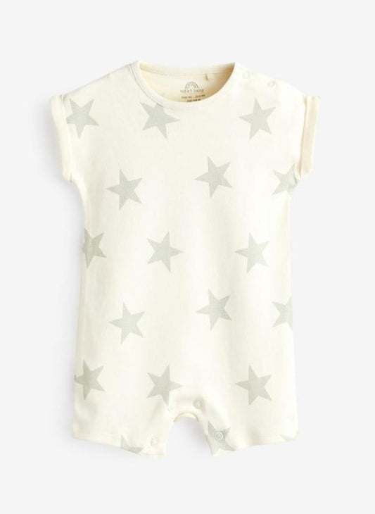 Next Grey Stars Romper