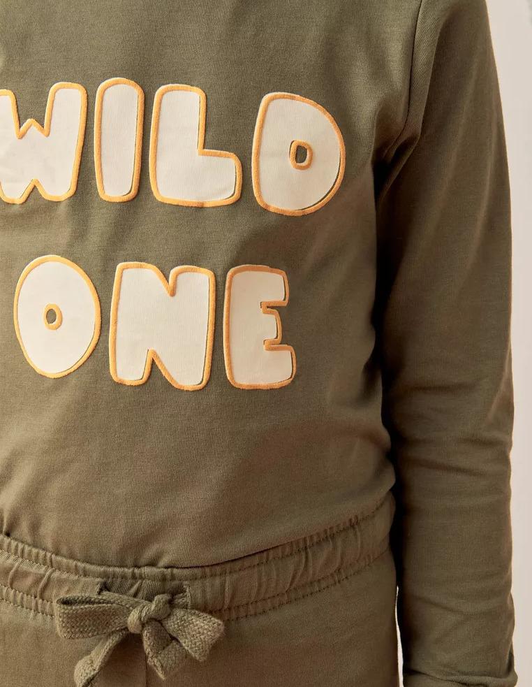 Juniors " Wild One " Shirt & Trouser Set