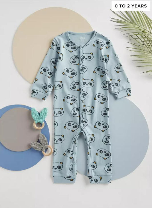Max Printed Panda Sleepsuit