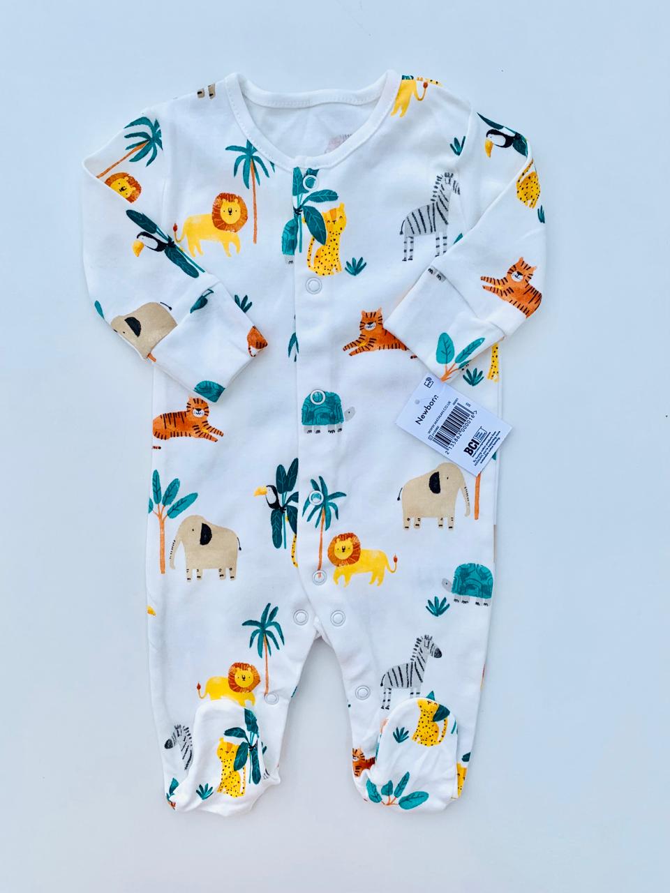 Matalan Animals Print Sleepsuit