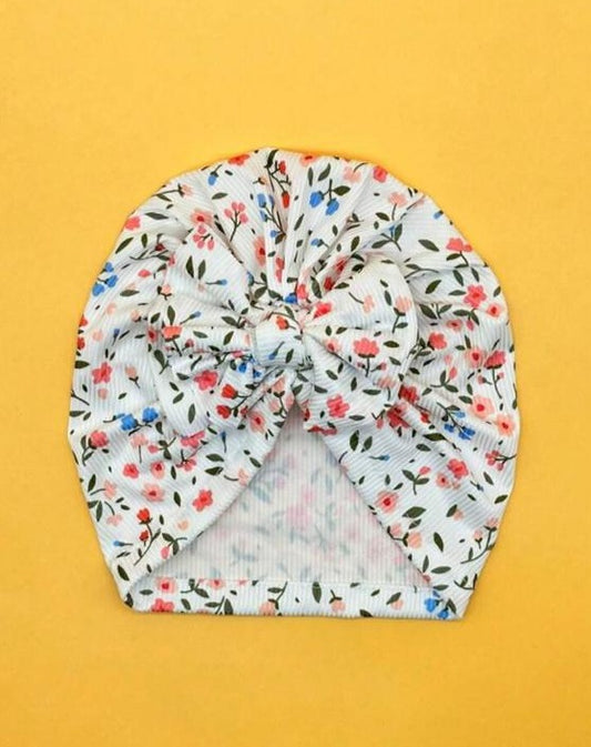 SHEIN Floral Turban Cap
