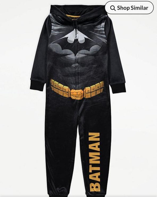 George " BATMAN " Hooded Sleepsuit