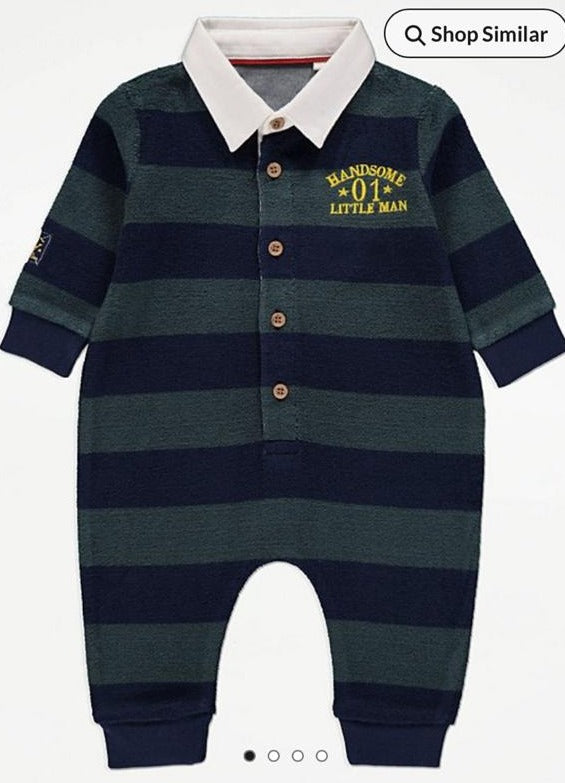 George " Handsome Little Man " Sleepsuit