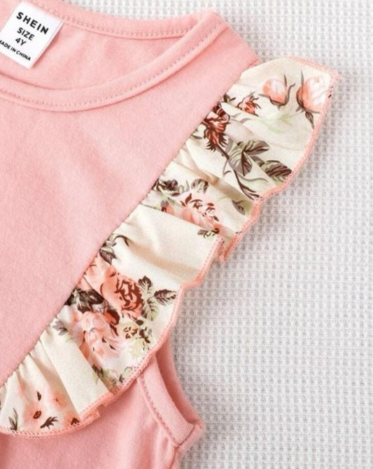 SHEIN Floral Shirt & Shorts Set