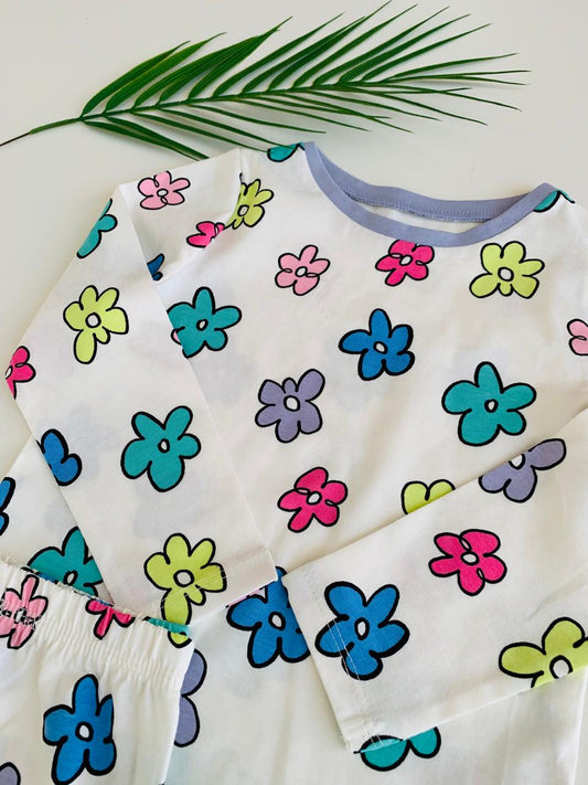 George Printed Flowers Shirt & Trouser Set