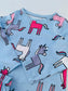 George Printed Unicorns Shirt & Trouser Set