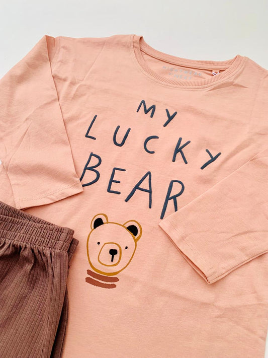 Next " My Lucky Bear " Shirt & Trouser Set