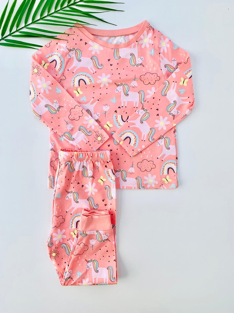 George Unicorns Print Shirt & Trouser Set