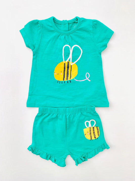 Next Bee Shirt & Short Set