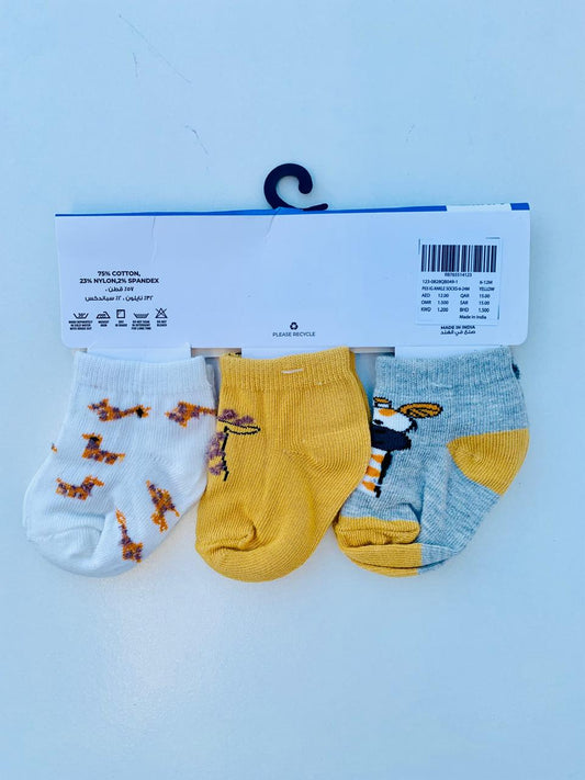 R&B Pack of 3 socks
