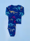 Juniors Printed Dino Shirt & Trouser Set