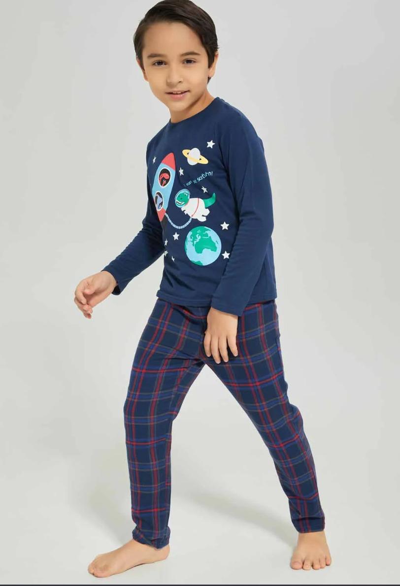 REDTAG Printed Rocket Shirt & Trouser Set