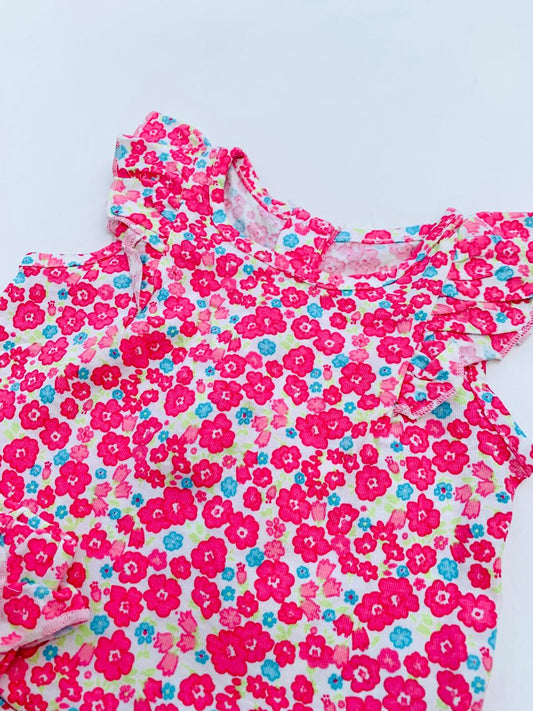 Matalan Printed Flowers Shirt & Trouser set