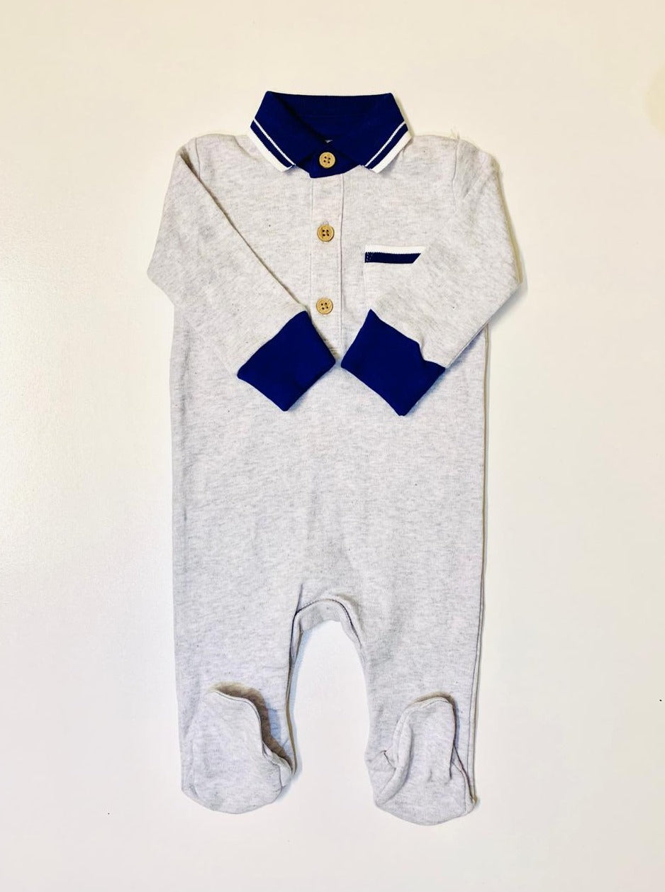 Matalan Polo Style Sleepsuit