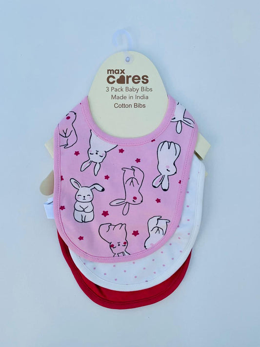 MAX Pack Of 3 Bunny Bibs