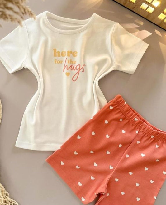 George "Here For The Hugs" Shirt & Shorts Set