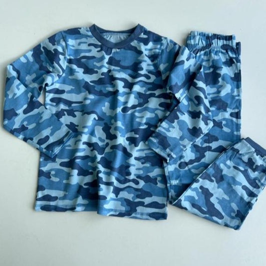 George Pack Of 3 Camouflage Shirt & Trouser Set