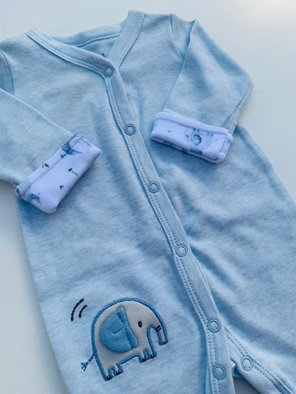 Juniors baby Elephant Sleepsuit