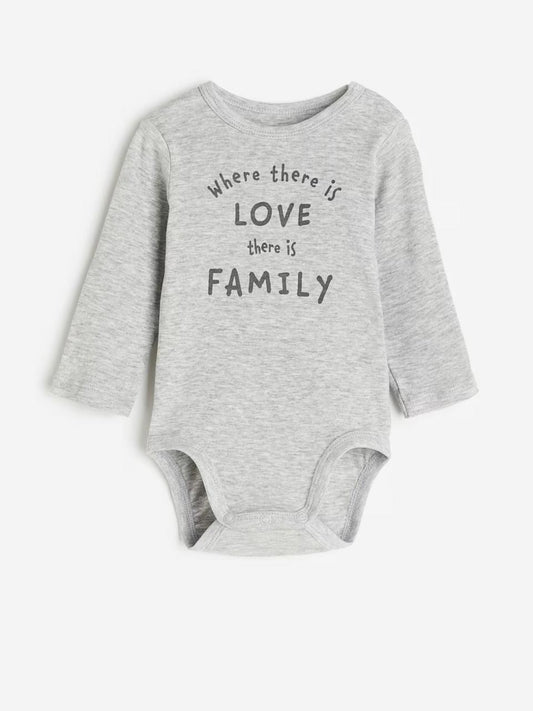 H&M " LOVE " Full Sleeve Bodysuit