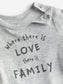 H&M " LOVE " Full Sleeve Bodysuit