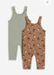 H&M Pack of 2 Dungarees