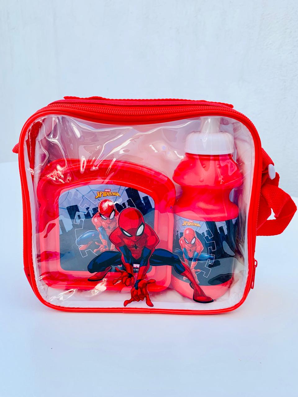 Max Spiderman Water Bottle & Lunch Box