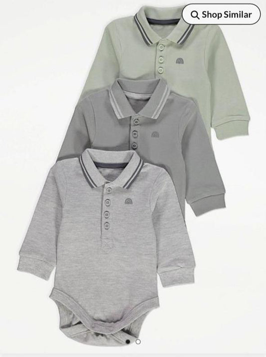 George Pack of 3 Bodyshirts