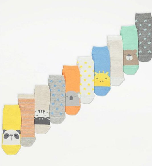 George Pack of 10  Socks