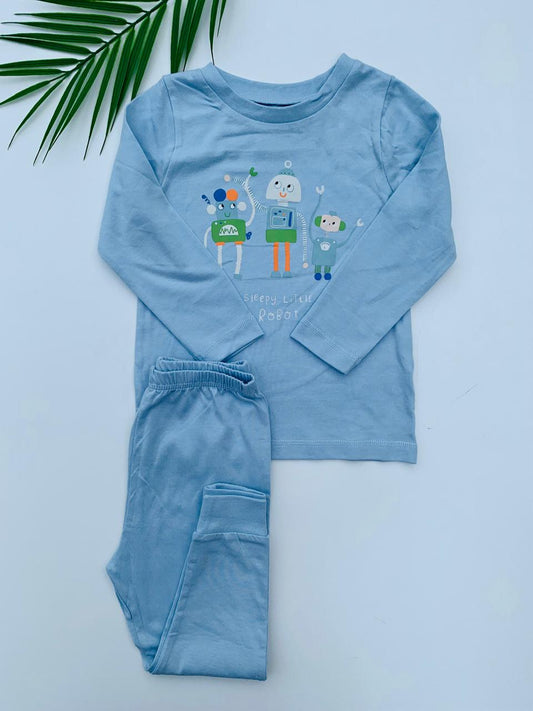 George Printed Robots Shirt & Trouser Set