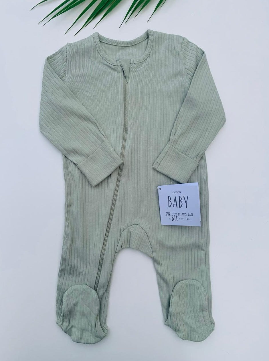 George Ribbed Sleepsuit