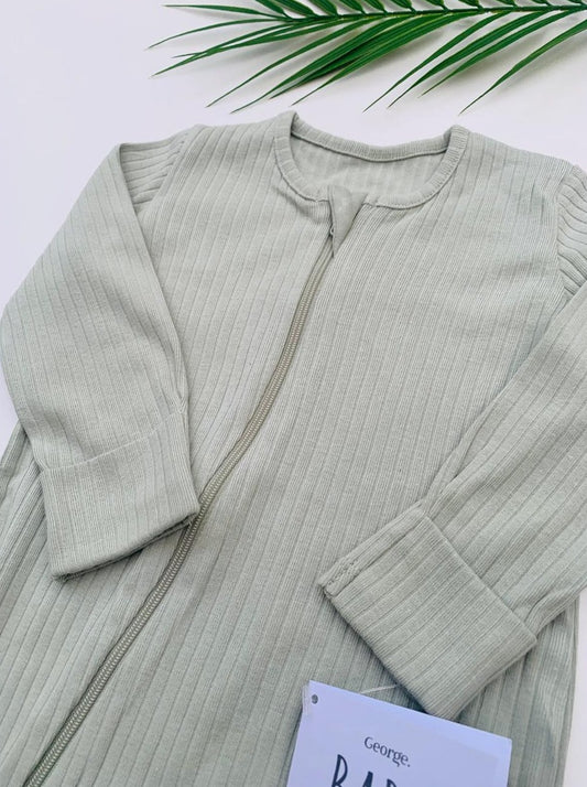 George Ribbed Sleepsuit