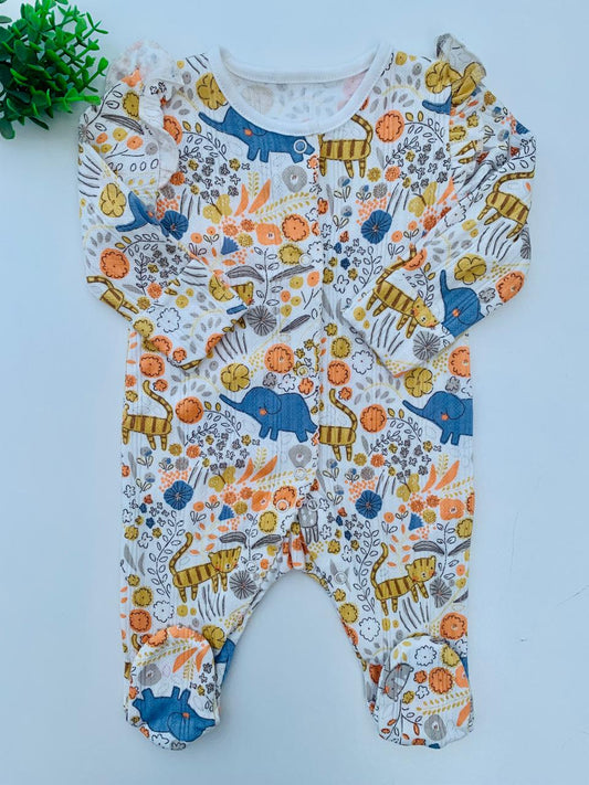 George Floral Sleepsuit