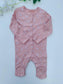 George Printed Flowers on Pink Sleepsuit