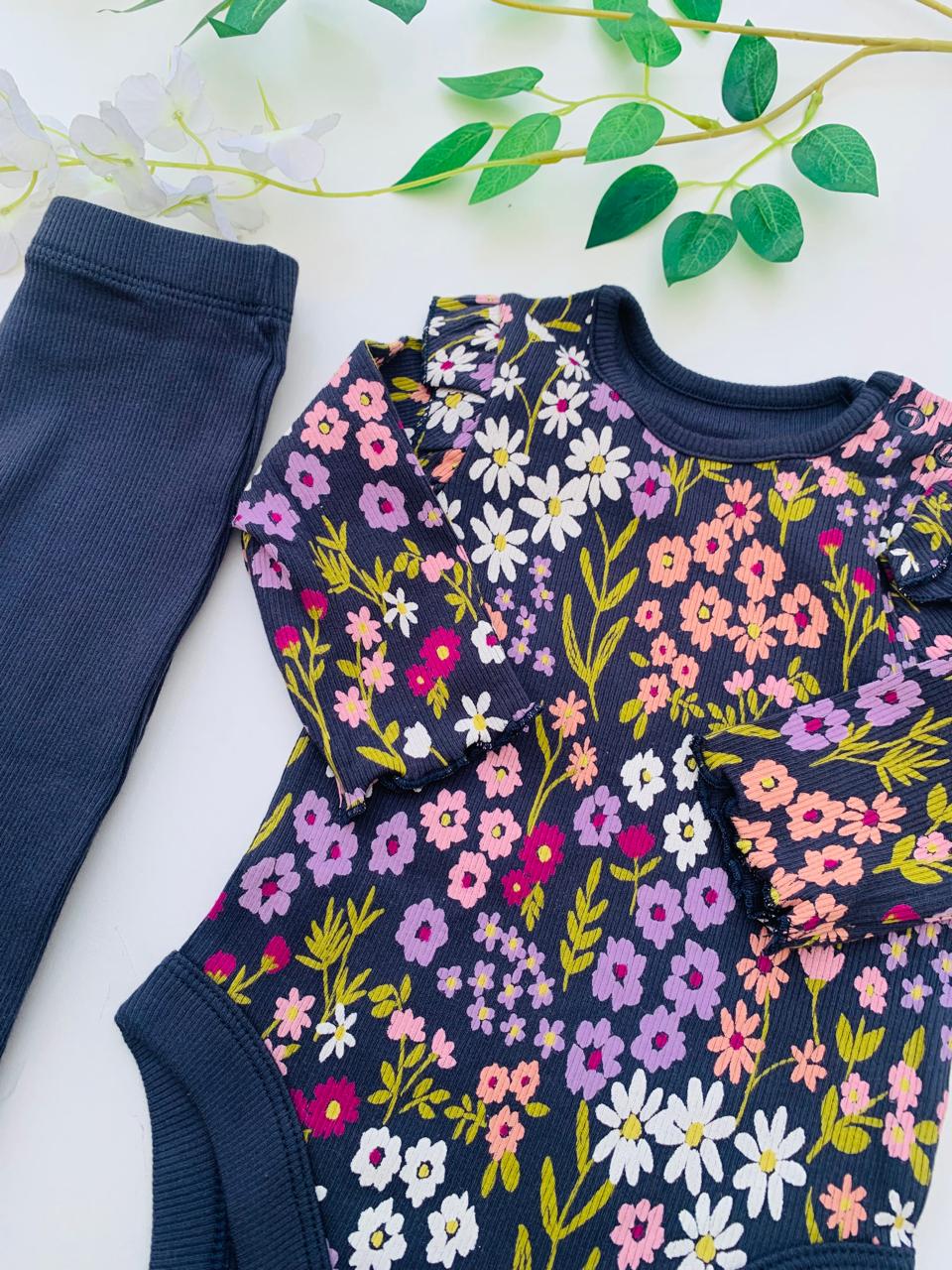 George Floral Bodysuit with Trouser