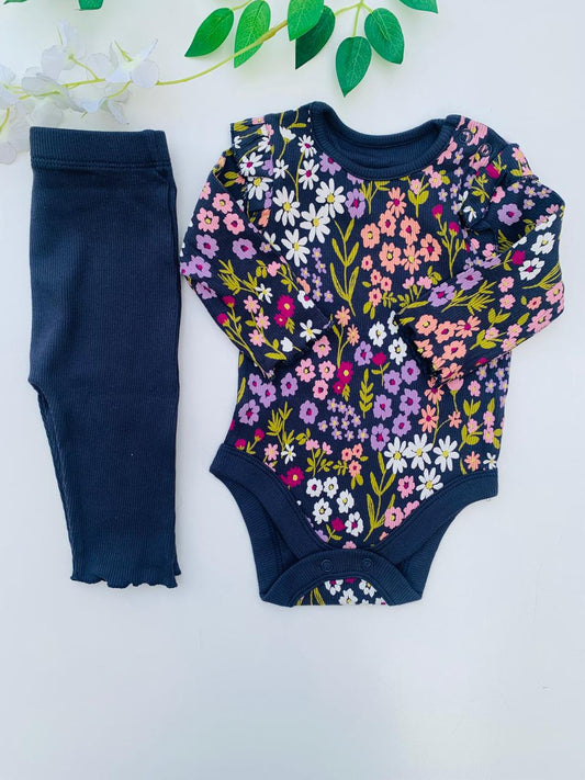 George Floral Bodysuit with Trouser