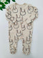 George Ribbed Bunny Faces Sleepsuit