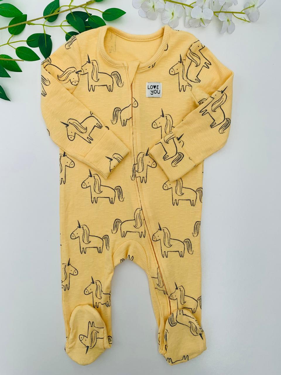 George Ribbed Sleepsuit