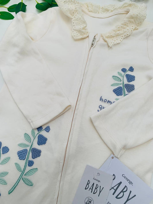 George Zipped Sleepsuit