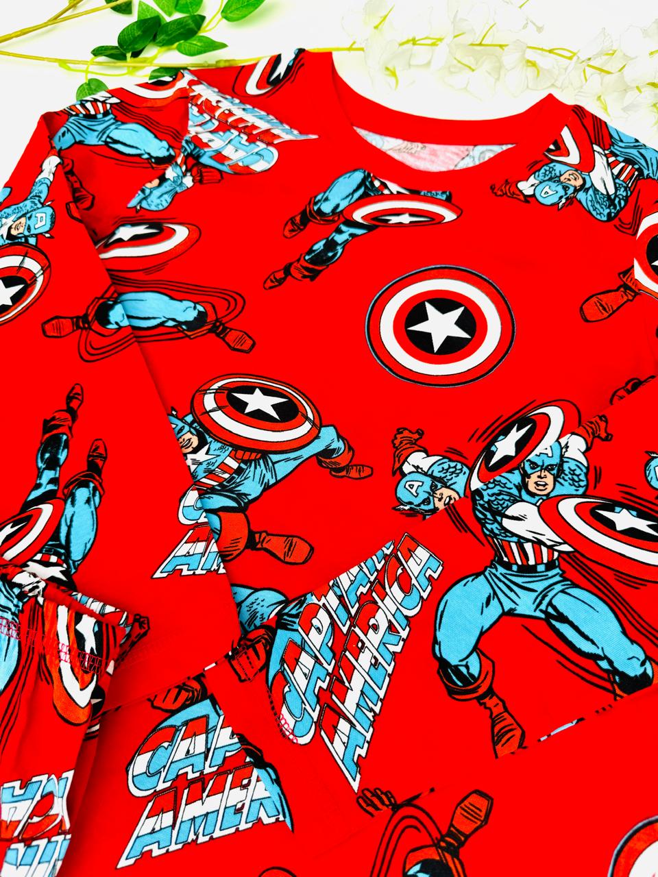 George Captain America Shirt & Trouser Set