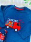 Matalan Fleeced Truck Shirt & Trouser Set