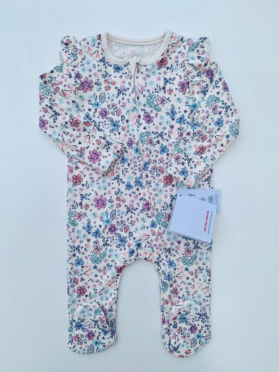 George Floral sleepsuit