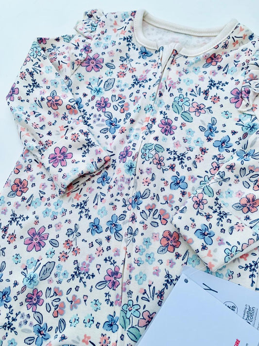 George Floral sleepsuit