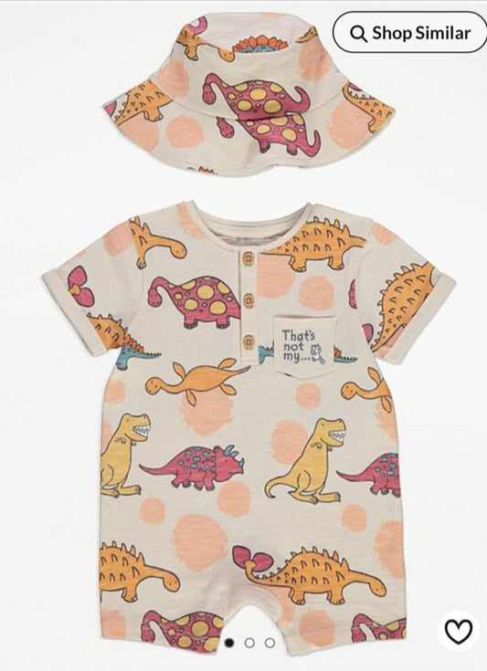 George Romper With Hat