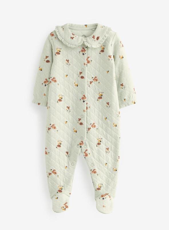 Next Quilted Sleepsuit