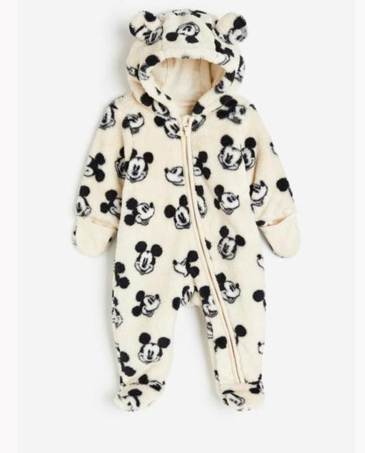 H&M Woollen Hooded Sleepsuit